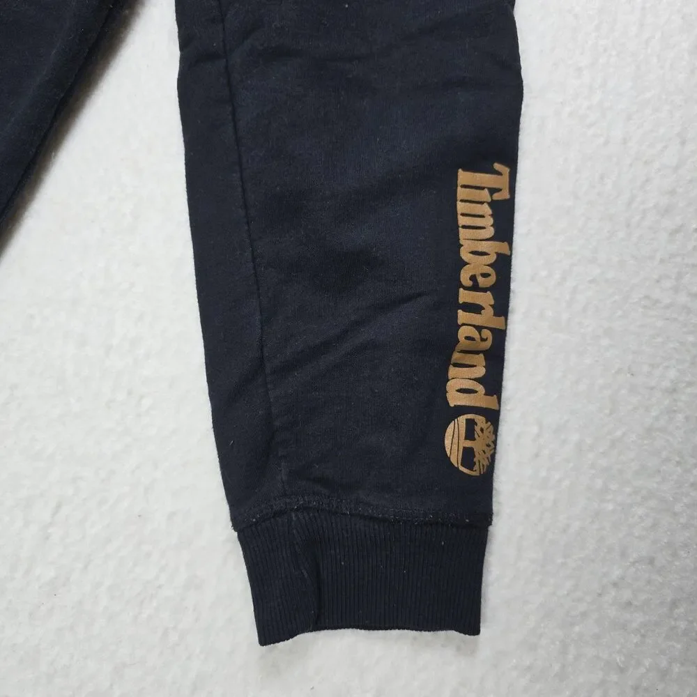 Timberland Toddler Boys Girls Unisex Black Jogger Sweatpants 3T